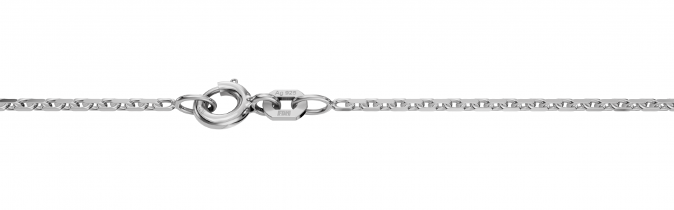 Necklace Anchor diamond cut 1.3mm