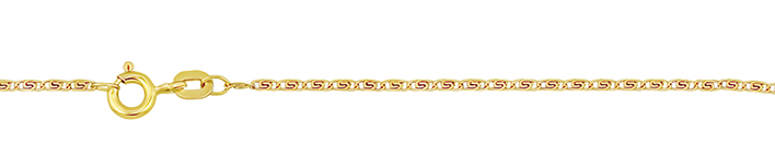 Necklet Scroll chain chain width 1.3mm