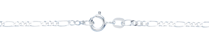 Collier Figaro diamantiert 2.2mm