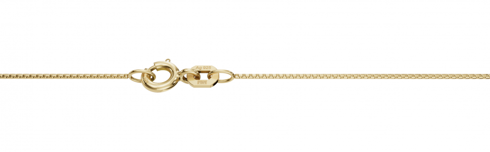 Necklace Round box chain 0.8mm