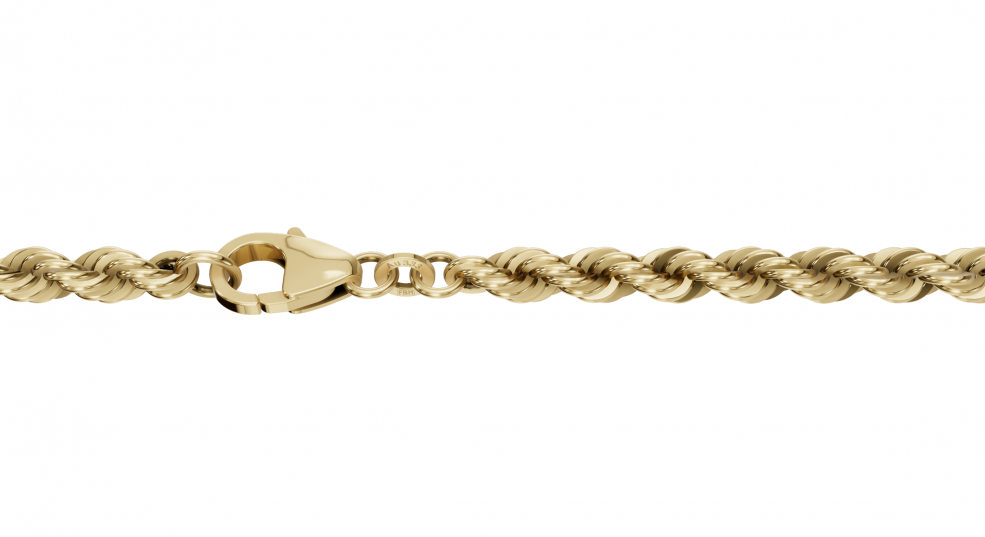 Armband Kordel hohl 4mm