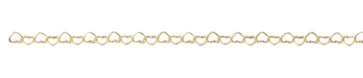 Fusskette Herz-Kette 3.6mm