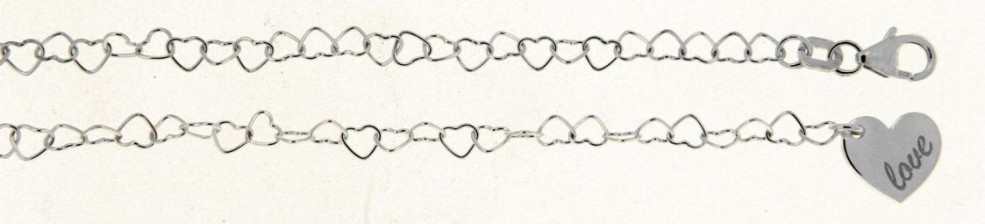 Anchle chain Heart-chain chain width 3.6mm