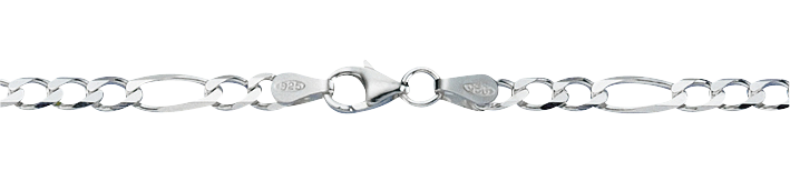 Collier Figaro diamantiert 3.9mm