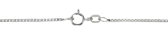 Necklet Box chain chain width 1.2mm