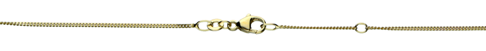 Necklace incl.loop Curb chain 1.1mm