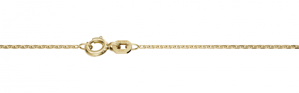 Necklace Anchor diamond cut 1.15mm
