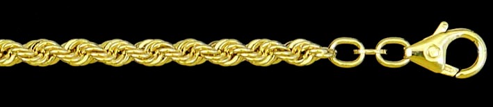 Necklace Rope chain solid 3.3mm