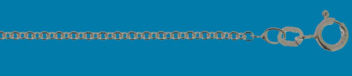 Collier mit Zwischenöse Anker rund 2mm