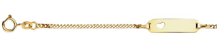 Id-Bracelet Curb chain 1.7mm