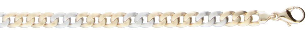 Bracelet Curb chain oval chain width 6.5mm