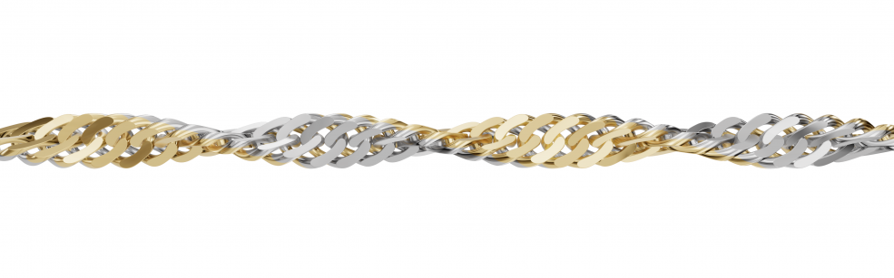 Bracelet incl.loop Singapore 1.8mm