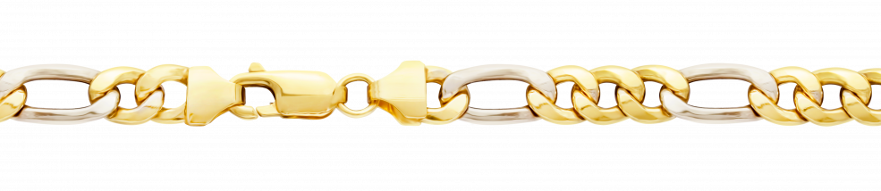Necklace Figaro hollow 5.7mm