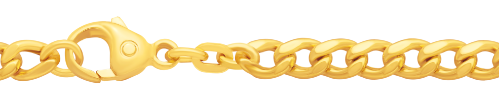 Bracelet Curb chain hollow chain width 4.7mm