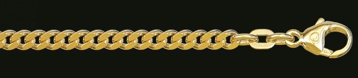 Bracelet Curb chain chain width 3.3mm