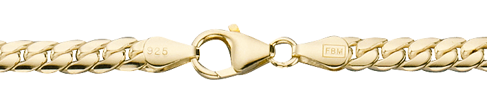 Bracelet Curb chain oval 5mm