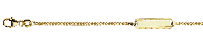Id-Bracelet Curb chain 1.7mm