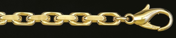 Bracelet Anchor diamond cut 4.5mm
