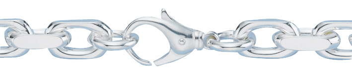 Bracelet Anchor diamond cut 9mm