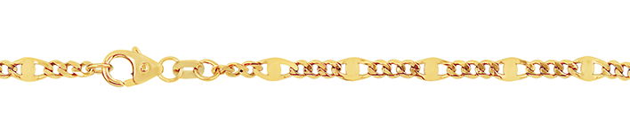 Necklet Curb trace chain chain width 3.1mm