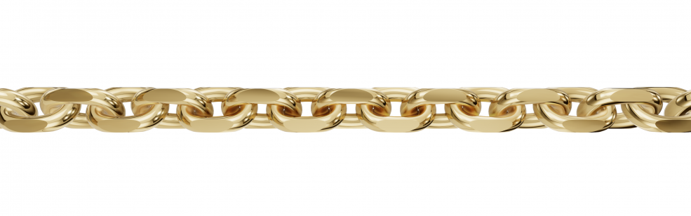Bracelet Anchor diamond cut 1.7mm