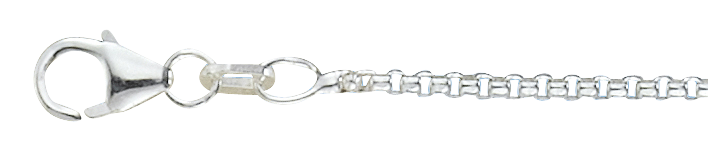 Necklet Round box chain chain width 1.5mm