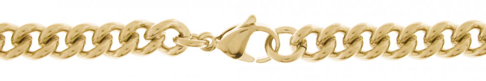 Bracelet Curb chain round 6.9mm