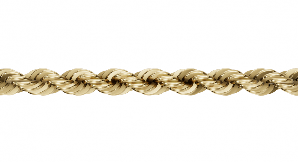 Armband Kordel hohl 4mm
