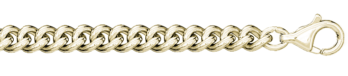 Necklace Curb chain round 4.7mm