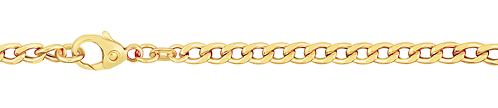 Bracelet Curb chain hollow 3.6mm