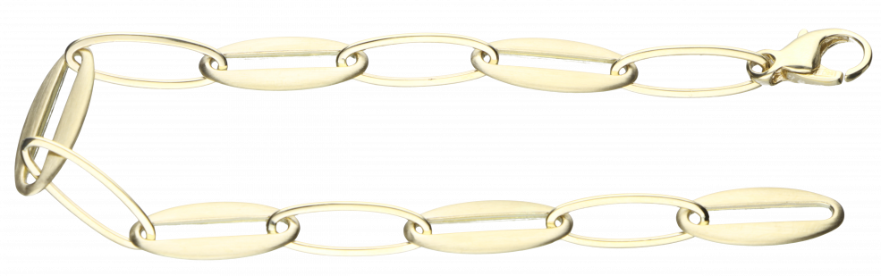 Bracelet Curb chain hollow 7.3mm