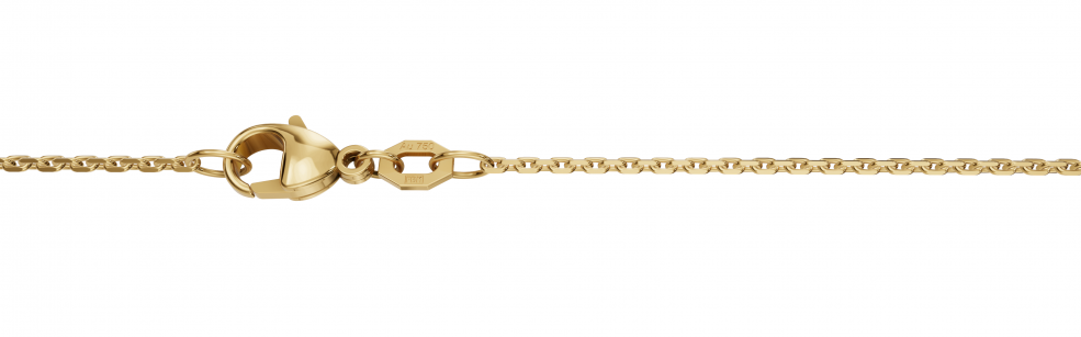 Bracelet Anchor diamond cut 1.3mm