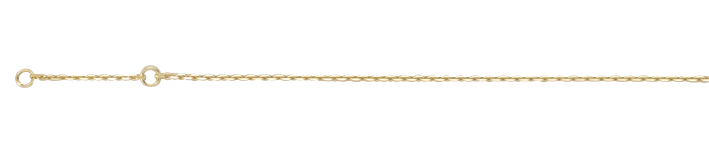 Fusskette Anker diamantiert 1.3mm