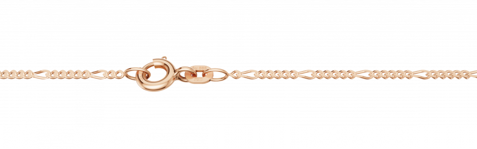 Collier Figaro diamantiert 1.5mm