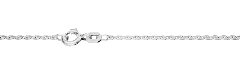 Necklet Anchor diamond cut chain width 1.7mm