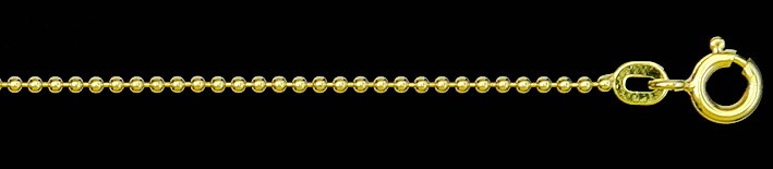 Necklet Ball chain chain width 1mm