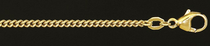 Necklace Curb chain round 2.4mm