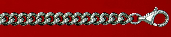 Necklace Curb chain round 4.7mm