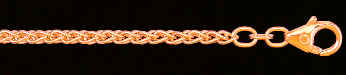 Necklet Wheat chain chain width 2.5mm