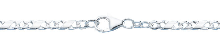 Armband Dollar-Kette 3.7mm