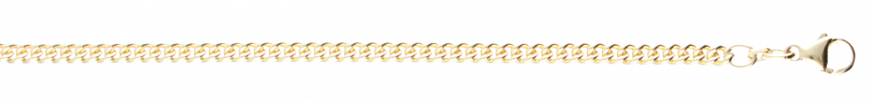 Necklace Curb chain round 4.2mm