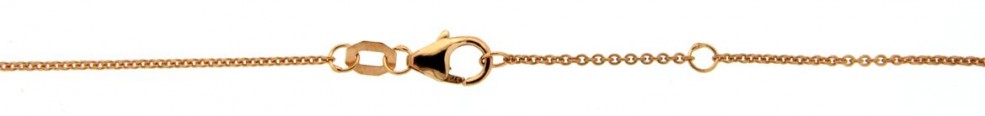 Collier mit Zwischenöse Anker rund 1.1mm