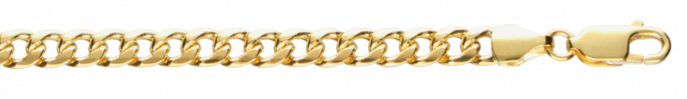 Collier Panzer oval diamantiert 4.7mm