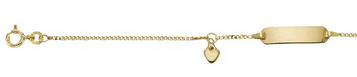 Id-Bracelet Curb chain 1.4mm
