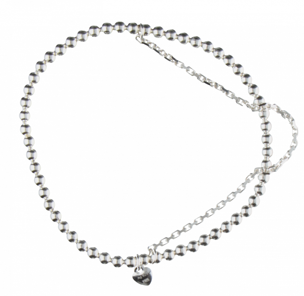 Armband flexible Kugelkette 3mm