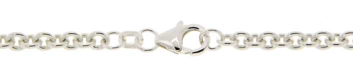 Necklet Anchor round chain width 4mm