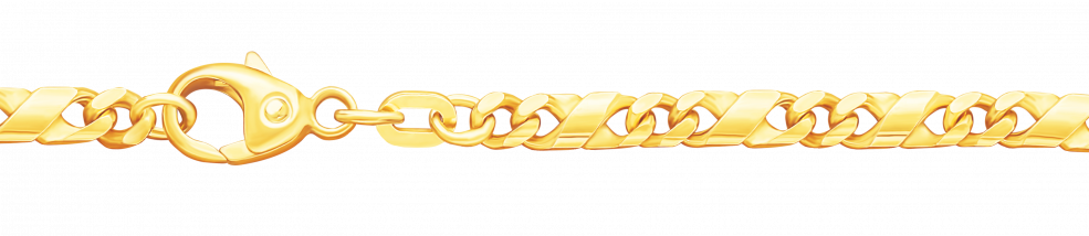 Collier Dollar-Kette 3.3mm
