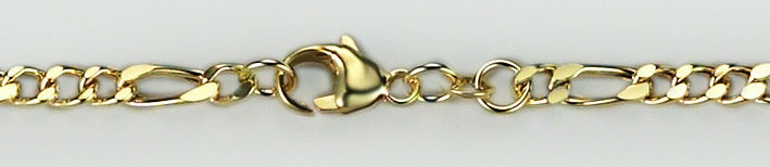 Necklace Figaro hollow 3.9mm