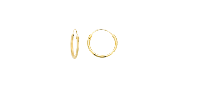 Earring ear hoops 1,3 mm
