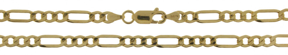 Necklace Figaro hollow